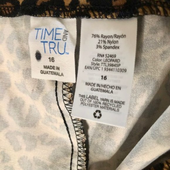 Beautiful Women's Leopard Print High Rise Skinny Stretch Side Zipper Pants NWOT - Picture 13 of 14